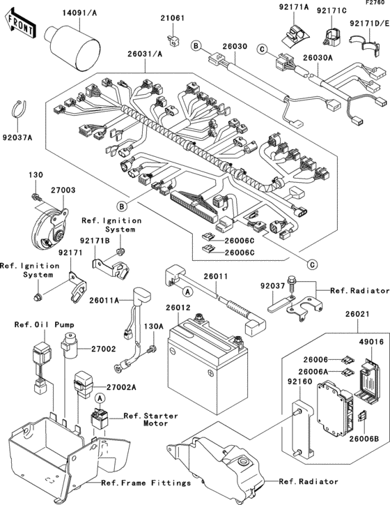 Chassis electrical equipment