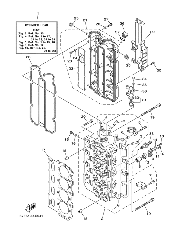 Cylinder & crankcase 2