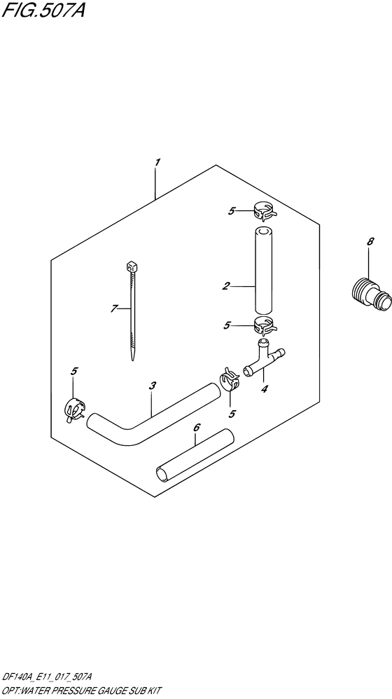 Opt:water pressure gauge sub kit
