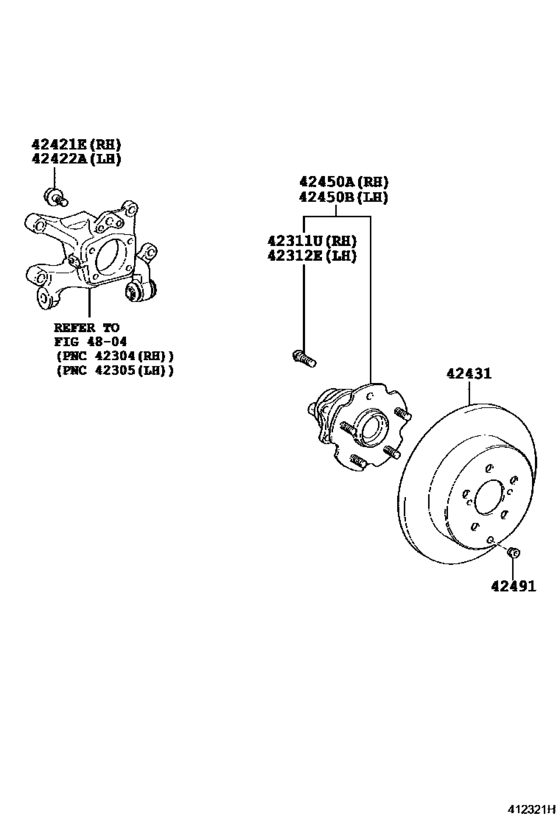 Rear Axle Shaft & Hub