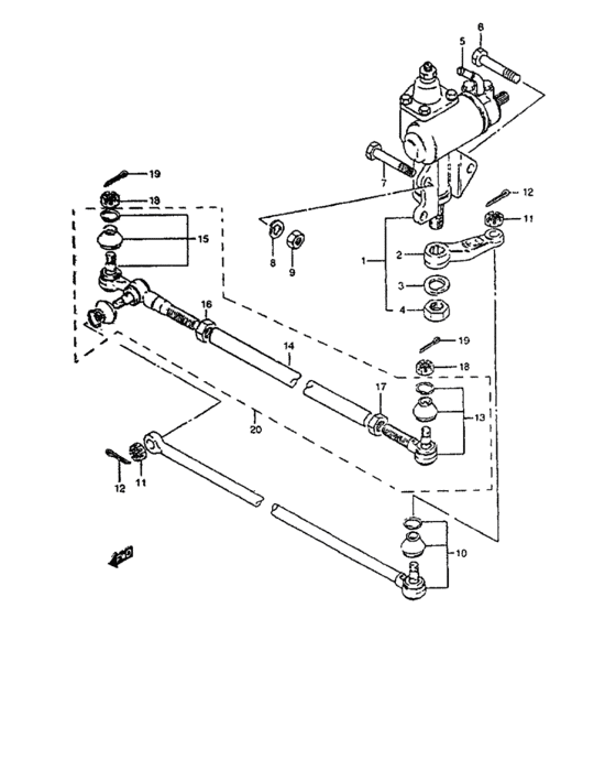 Steering link