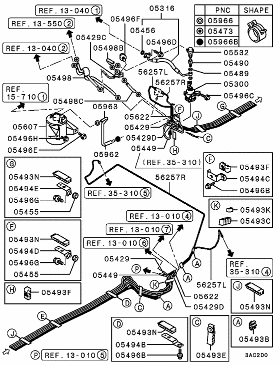 Fuel line & vapor gas control