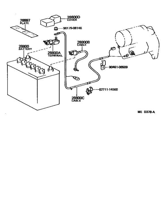 Battery & Battery Cable