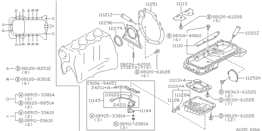 Cylinder block & oil pan