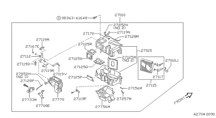 Heater & blower unit