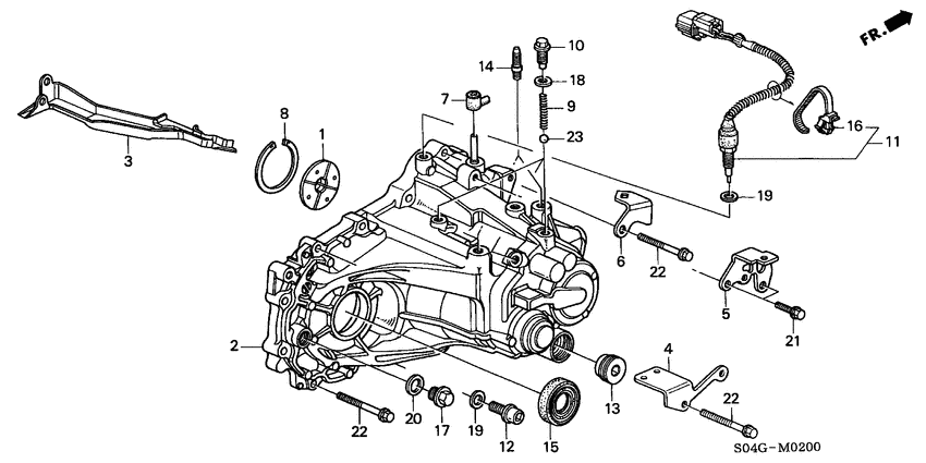 Transmission housing