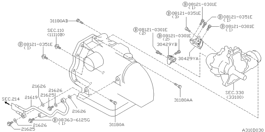 Auto transmission,transaxle & fitting