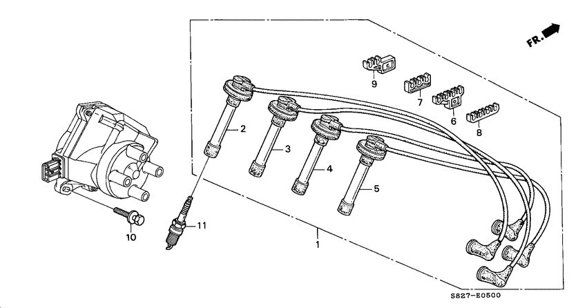 High tension cord/ plug