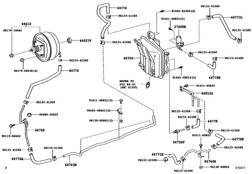 Brake Booster & Vacuum Tube