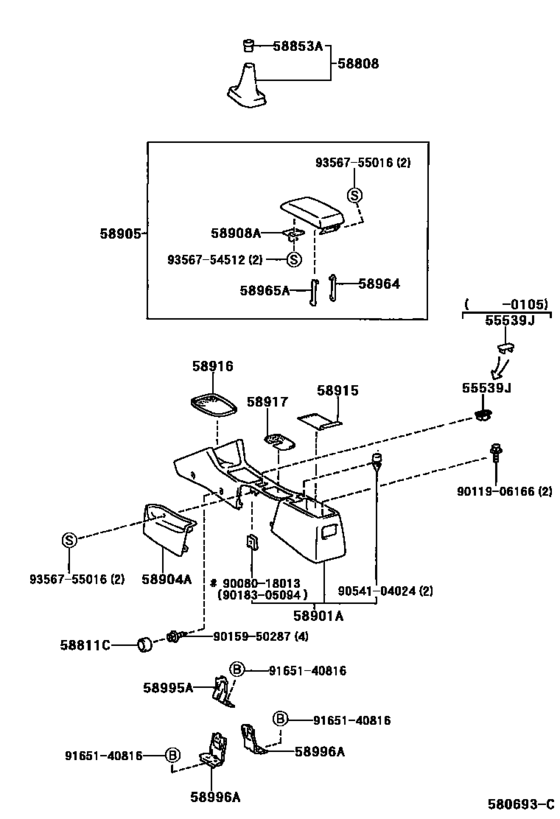 Console Box & Bracket