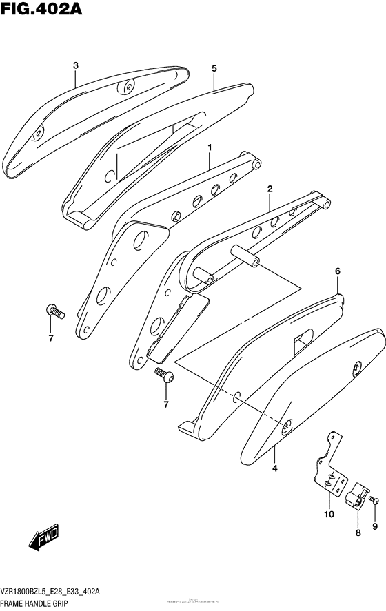 Frame Handle Grip (Vzr1800Bzl5 E28)