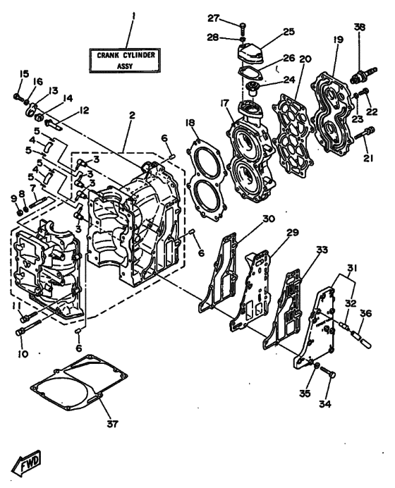 Cylinder & crankcase