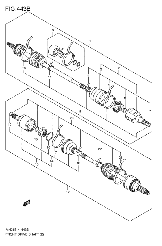 front-drive shaft