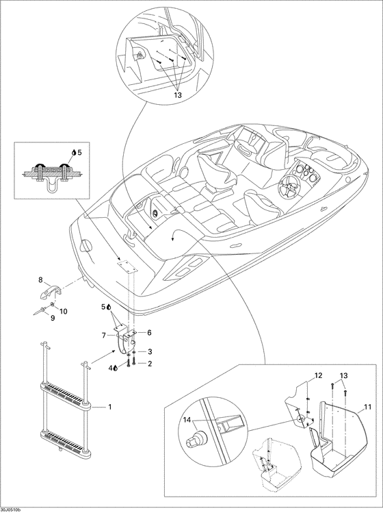 09- lower hull and ladder
