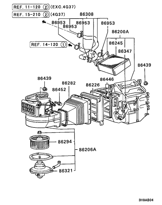 Heater unit & piping
