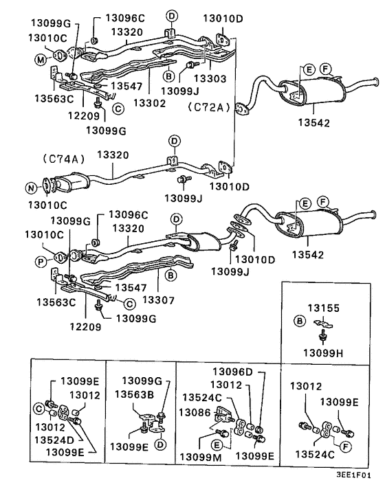 Exhaust pipe & muffler