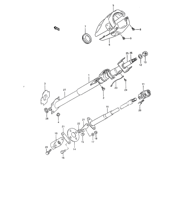 Steering column