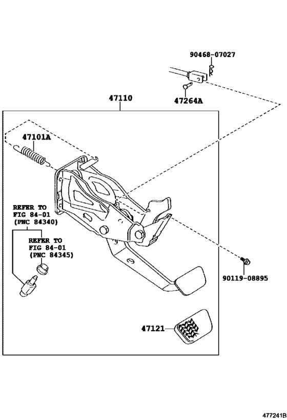 Brake Pedal & Bracket