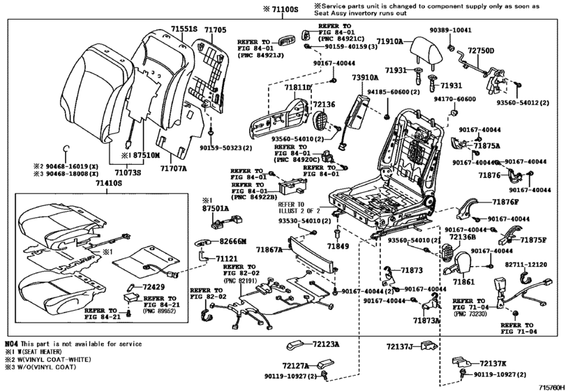 Front Seat & Seat Track