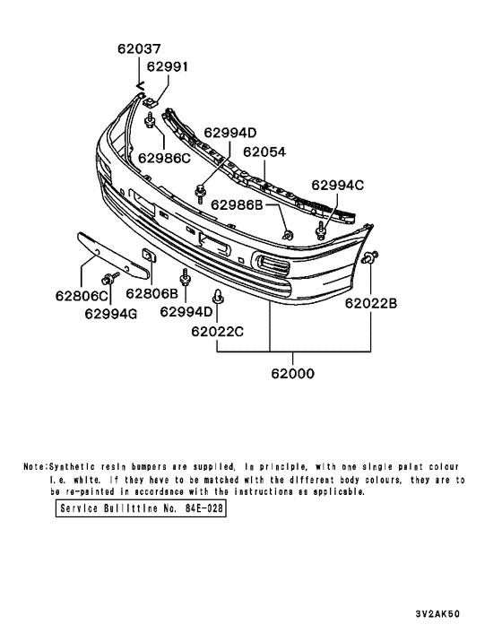 Front bumper & support