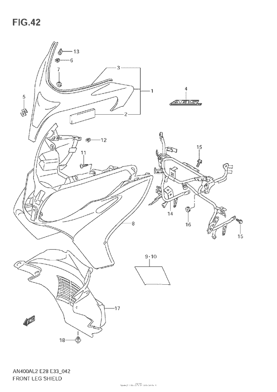 Front Leg Shield (An400A L2 E33)