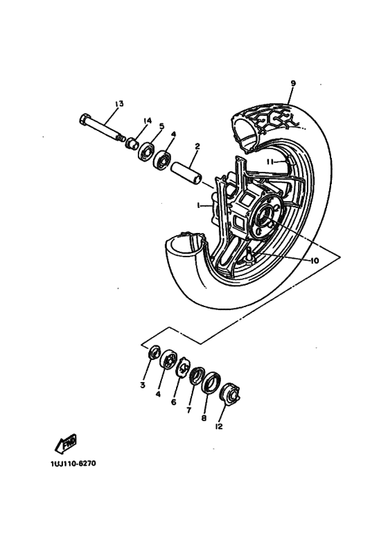 Front wheel