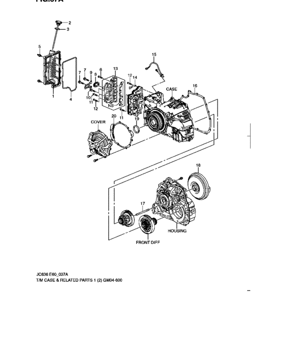 Transmission case & related parts