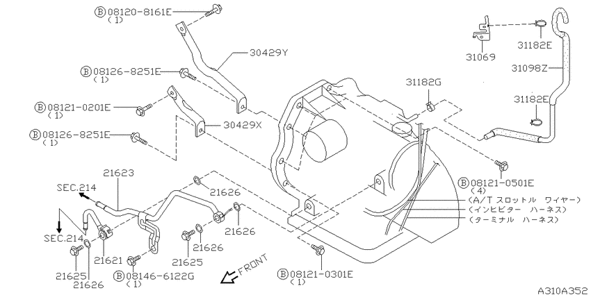 Auto transmission,transaxle & fitting