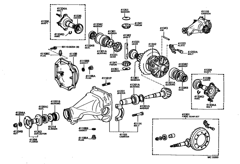 Rear Axle Housing & Differential
