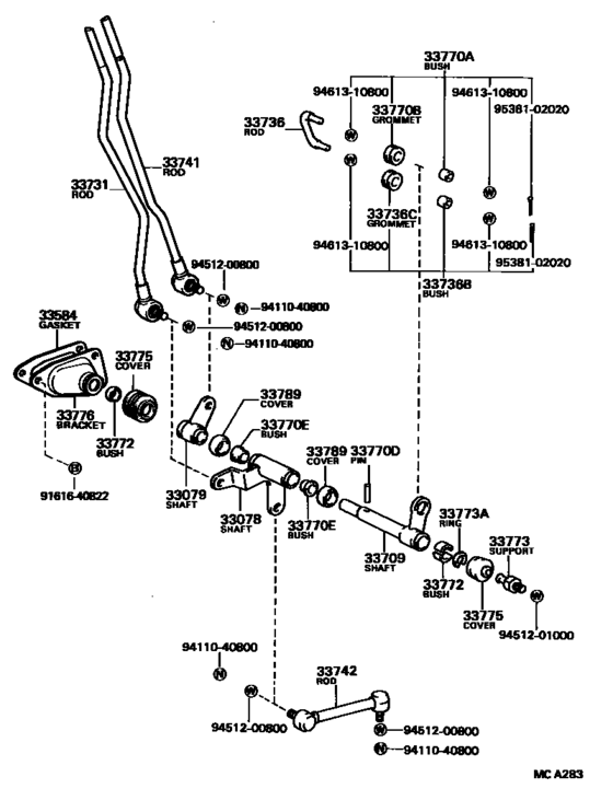 Control Shaft & Crossshaft