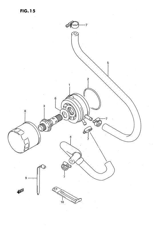 Oil cooler - oil filter