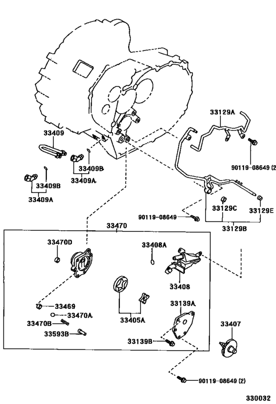 Oil Pump, Oil Cooler & Pipe (Mtm)