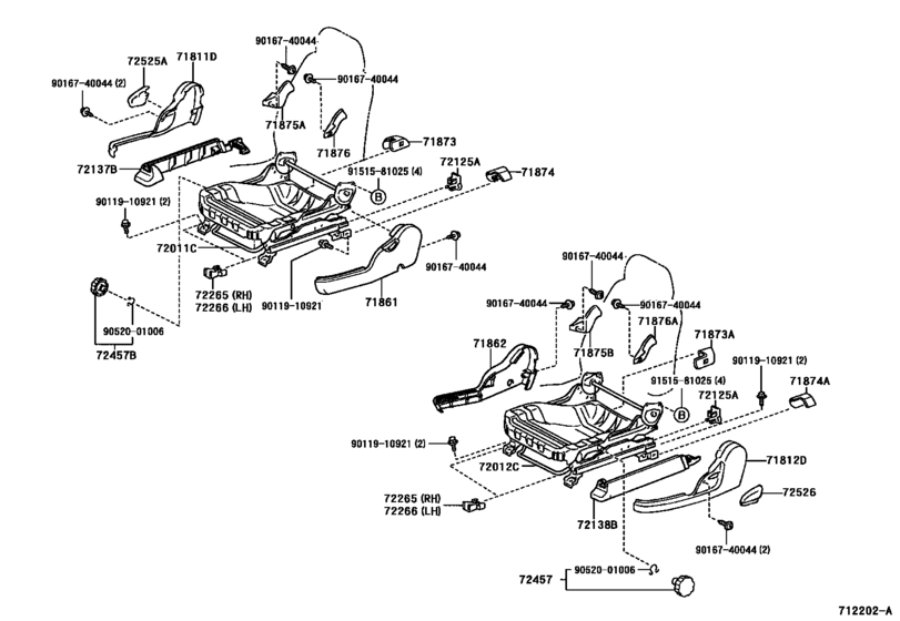 Front Seat & Seat Track