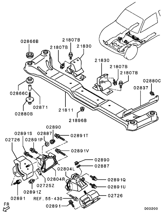 Engine mounting & support