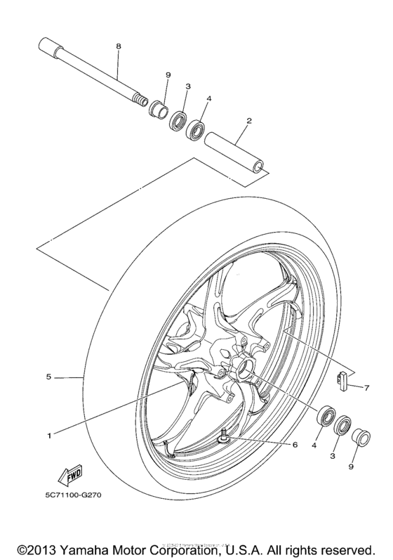Front wheel