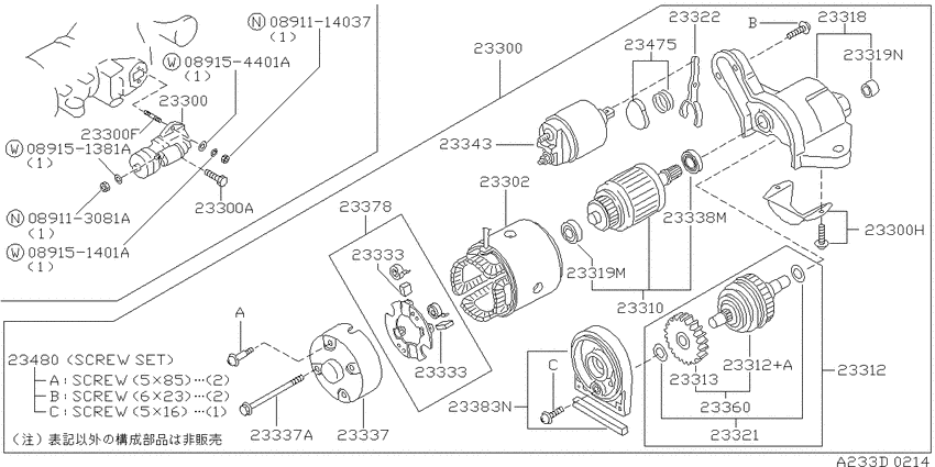 Starter motor