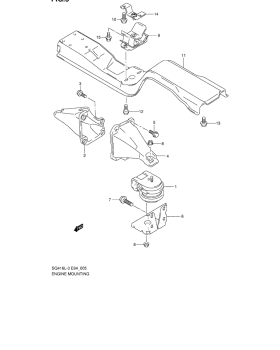 Engine mounting