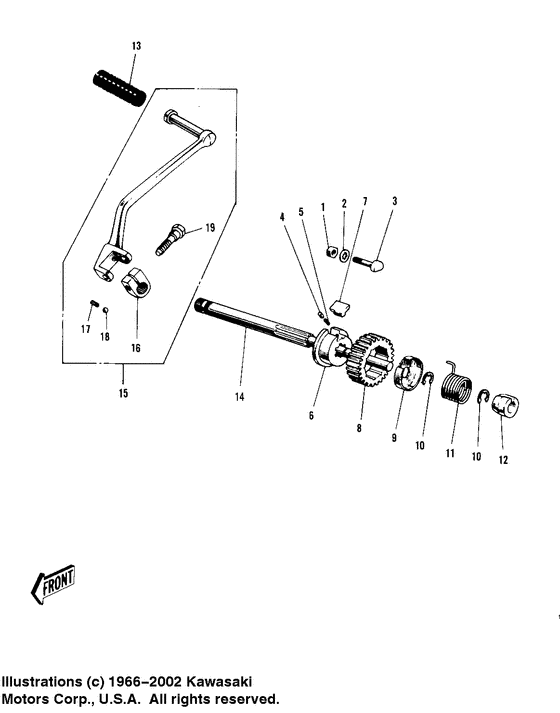 Kickstarter mechanism