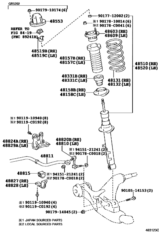 Front Spring & Shock Absorber