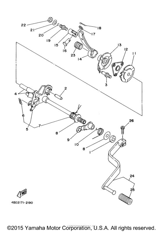 Shift shaft