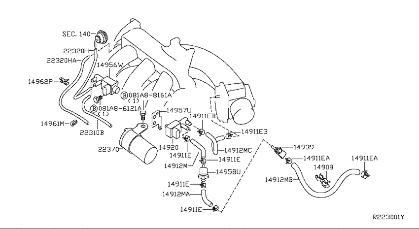Vacuum piping