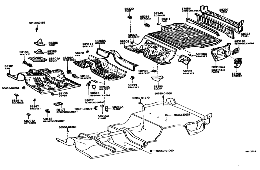 Floor Pan & Lower Back Panel