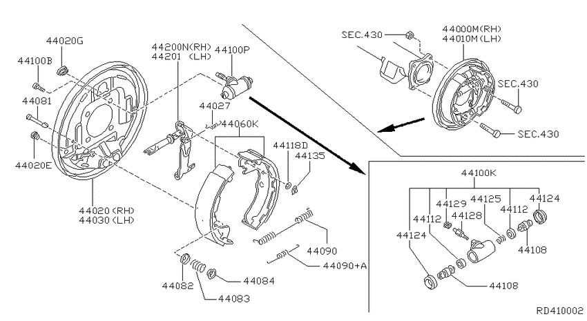 Rear brake