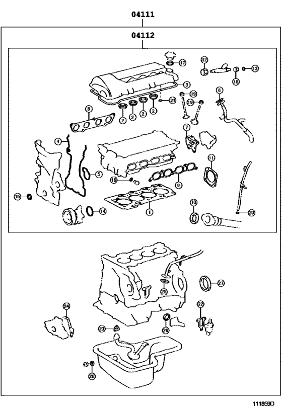 Engine Overhaul Gasket Kit