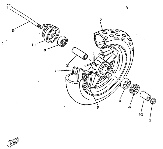 Front wheel