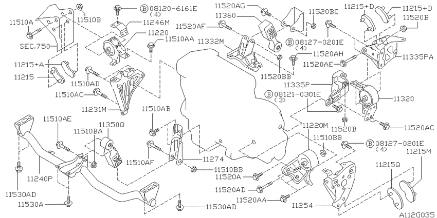 Engine & transmission   mounting
