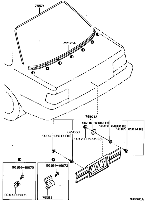 Rear Moulding