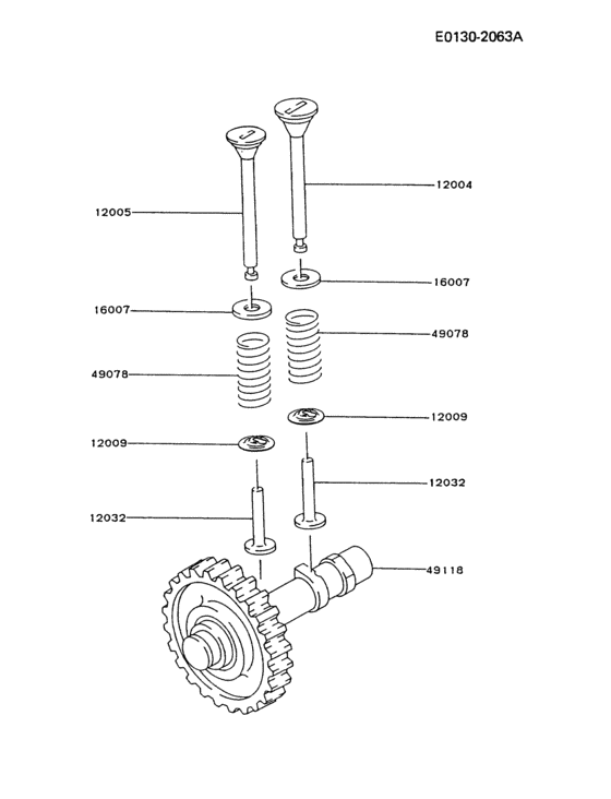 Valve/camshaft