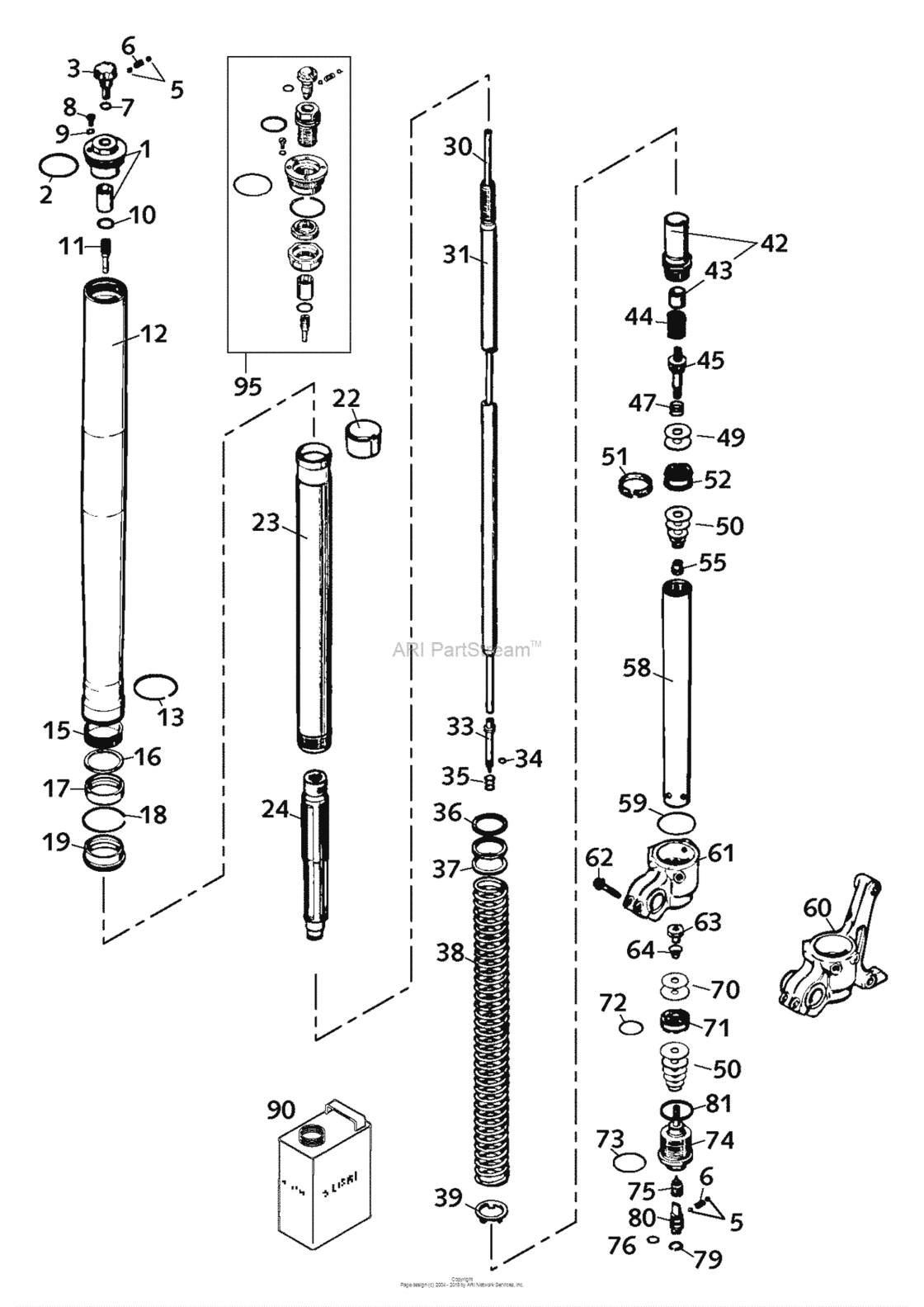 Fork Legs Wp Usd 43