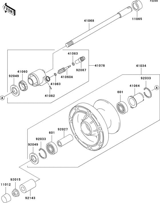 Front hub